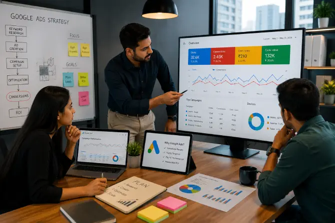 We help businesses reach potential customers through strategic Google Ads campaigns designed to generate quality leads and sustainable growth.