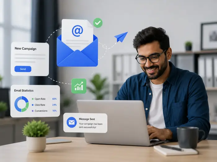Drive engagement and sales with targeted email campaigns—strategic content, eye-catching design, and automation tailored to your audience.