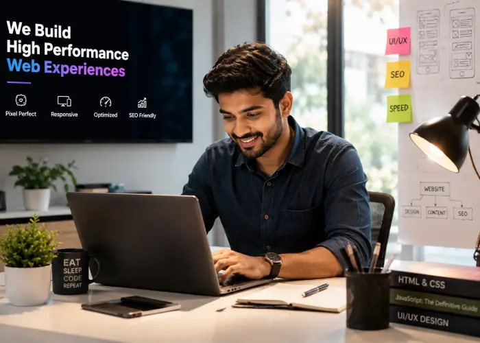 Responsive, user-friendly front-end development using modern frameworks—delivering fast, accessible, and visually stunning websites for all devices.